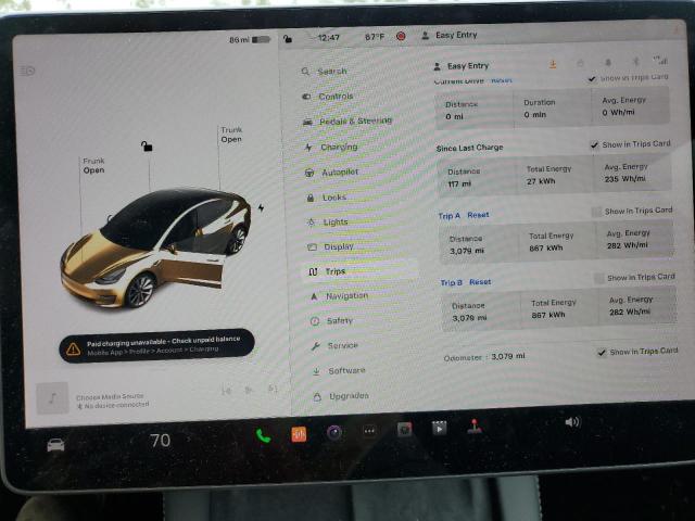 2023 Tesla Model 3 VIN: 5YJ3E1EAXPF700206 Lot: 57879254