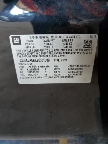 2014 Chevrolet Equinox Ls VIN: 2GNALAEKXE6331508 Lot: 58679284