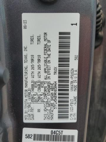 VIN 5TFLA5AB9RX030464 2024 Toyota Tundra, Crewmax Sr no.13