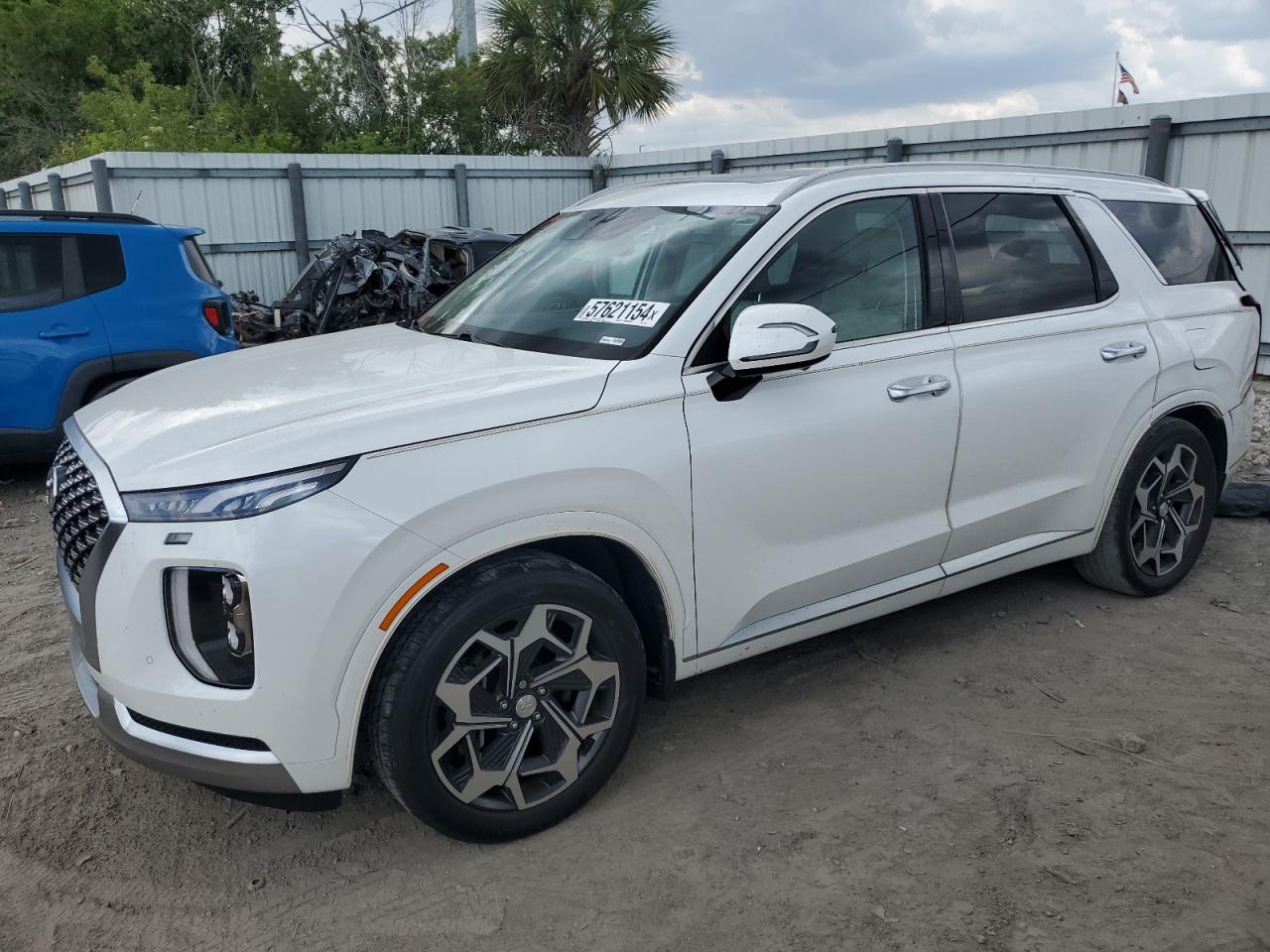 KM8R7DHE5MU187675 2021 Hyundai Palisade Calligraphy