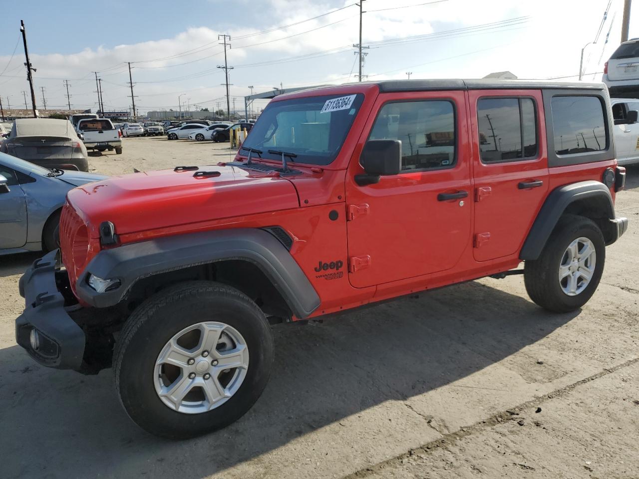 2021 Jeep Wrangler Unlimited Sport vin: 1C4HJXDG6MW827293