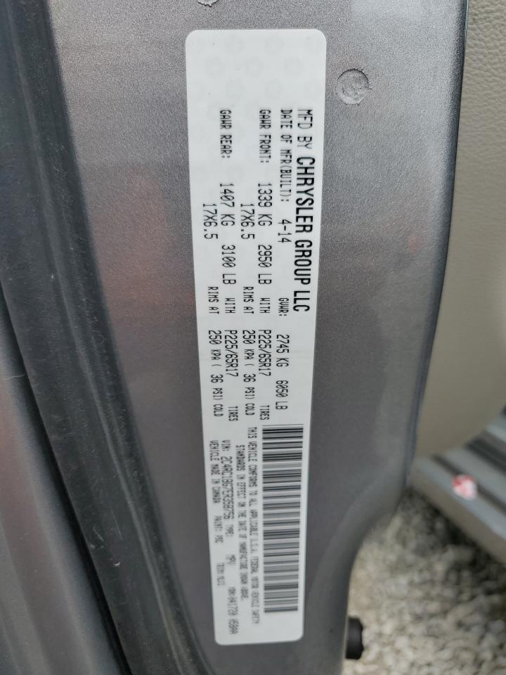 2C4RC1BG7ER358756 2014 Chrysler Town & Country Touring