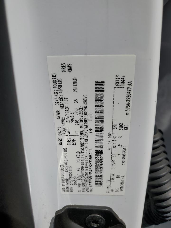 1FTEW1E46KKD55137 2019 Ford F150 Supercrew 1FTEW1E46KKD55137 2019 Ford F150 Supercrew