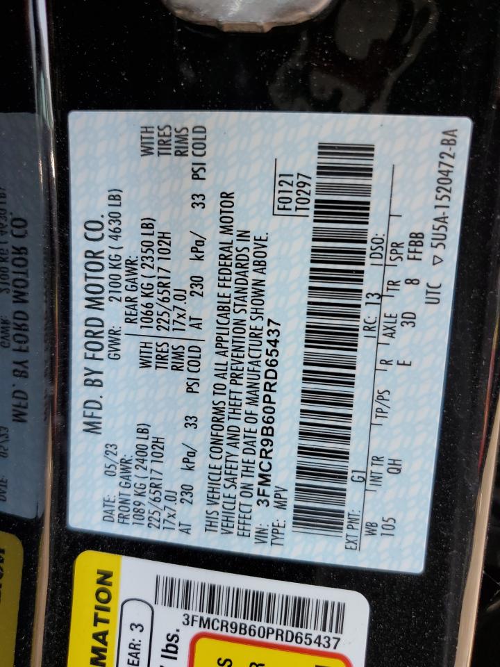 3FMCR9B60PRD65437 2023 Ford Bronco Sport Big Bend