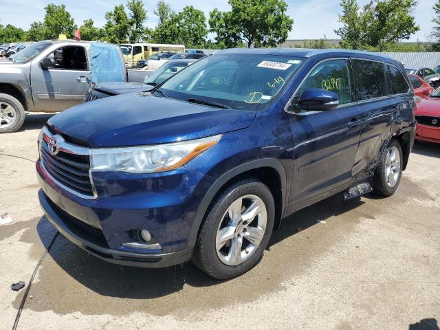 VIN 5TDDKRFH4FS160319 2015 Toyota Highlander, Limited no.1