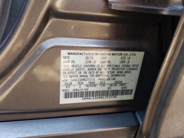 1N4AL11D46C253726 2006 Nissan Altima S