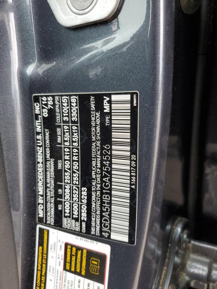 4JGDA5HB1GA754526 2016 Mercedes-Benz Gle 350 4Matic