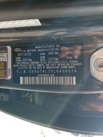 2020 Kia Optima Lx VIN: 5XXGT4L35LG406054 Lot: 60057904