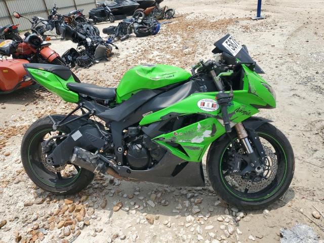 KAWASAKI ZX600 R 2009 green  gas JKAZX4R159A010496 photo #1