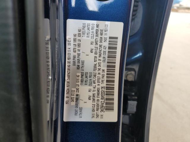 2022 Mazda 3 Preferred VIN: 3MZBPACL8NM309135 Lot: 59587804