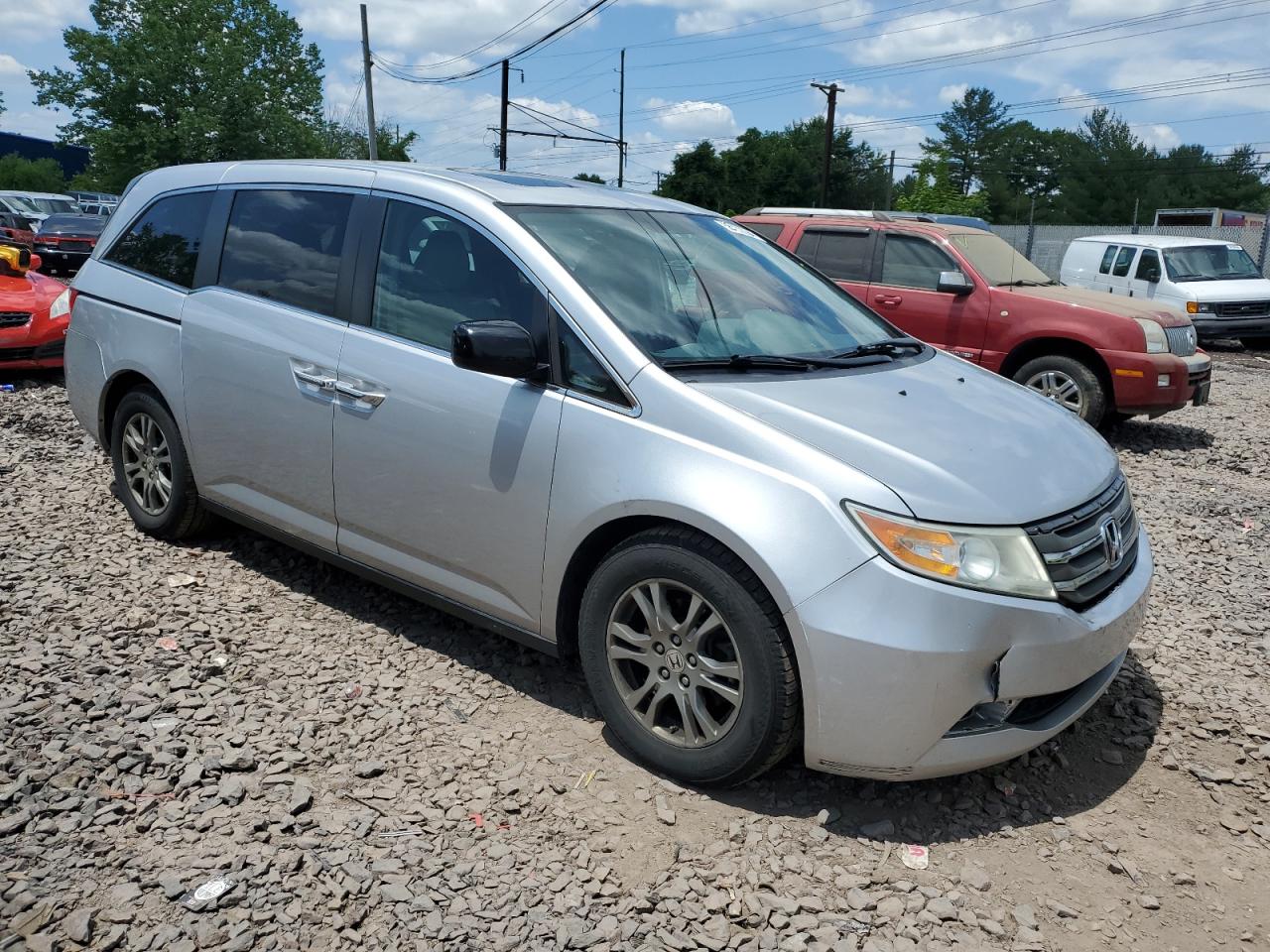 5FNRL5H69DB056448 2013 Honda Odyssey Exl