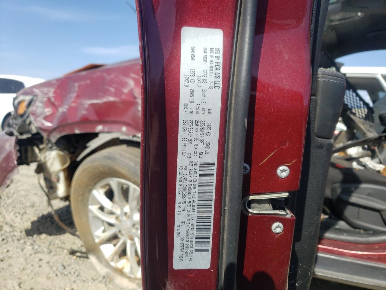 1C4PJLCX9KD265775 2019 Jeep Cherokee Latitude