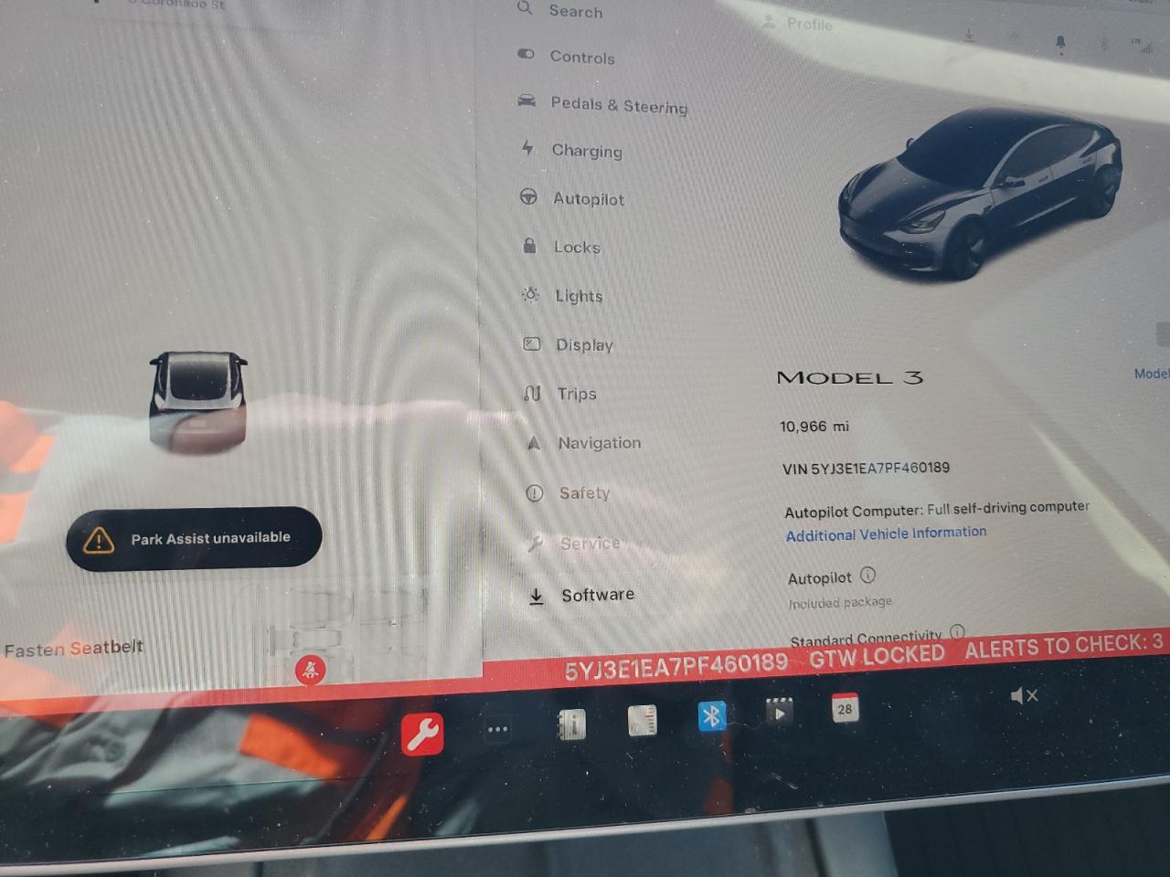 5YJ3E1EA7PF460189 2023 Tesla Model 3