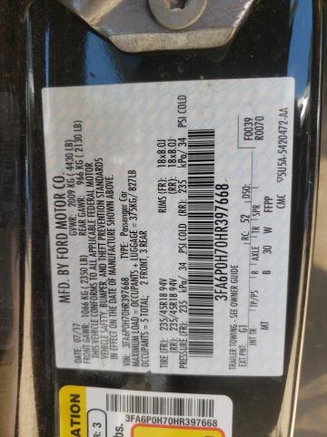 3FA6P0H70HR397668 2017 FORD FUSION - Image 13