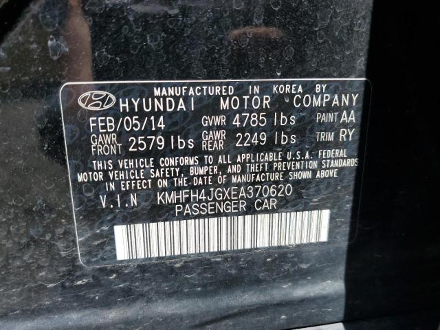 2014 Hyundai Azera Gls VIN: KMHFH4JGXEA370620 Lot: 60708004