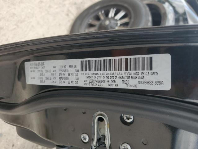2017 RAM 1500 LARAM - 1C6RR7NT9HS719179