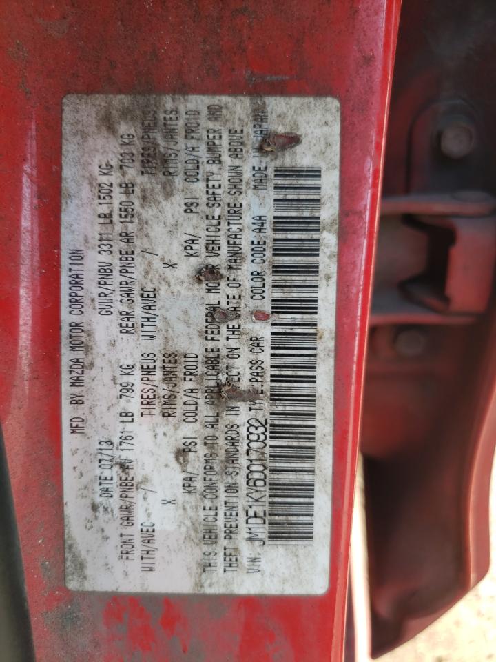 JM1DE1KY6D0170932 2013 Mazda Mazda2