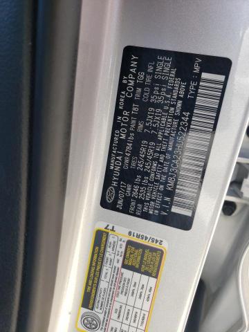 2017 Hyundai Tucson Limited VIN: KM8J3CA23HU522344 Lot: 56293444