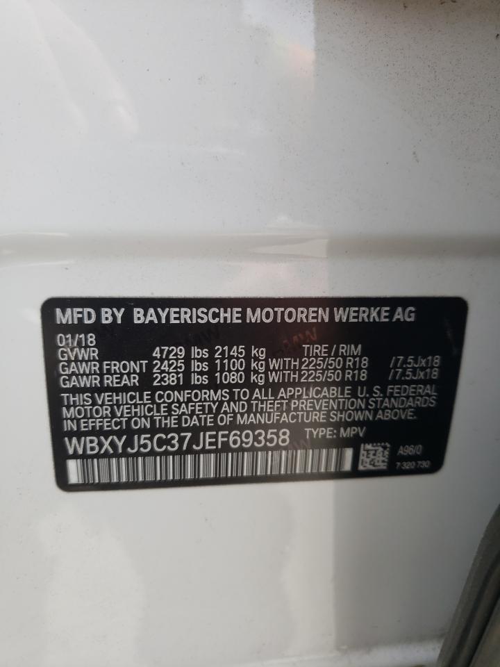 WBXYJ5C37JEF69358 2018 BMW X2 xDrive28I