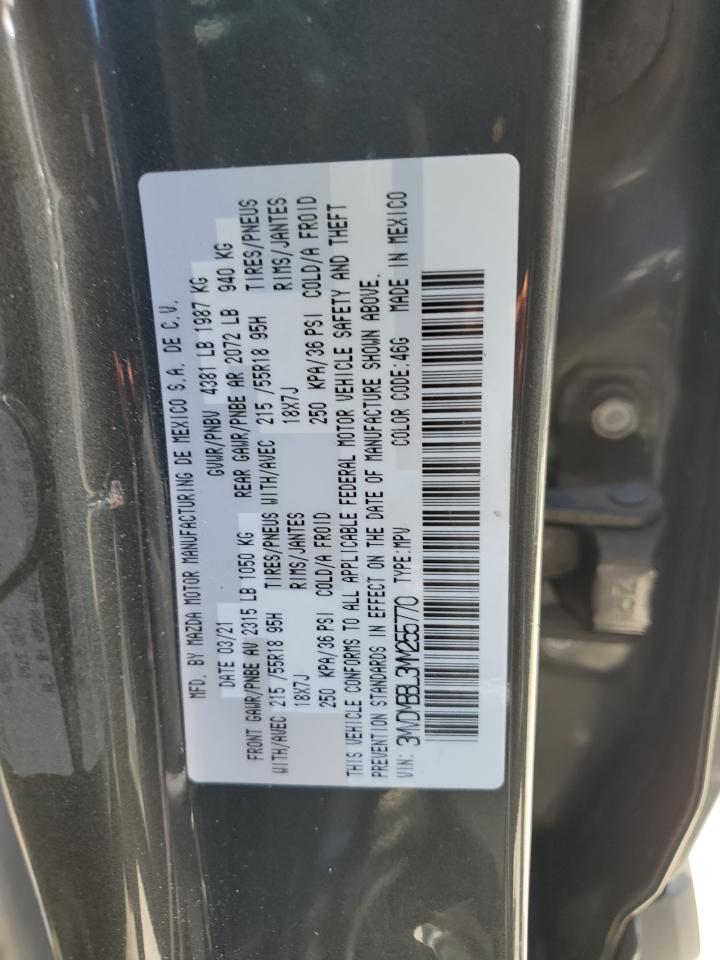 3MVDMBBL3MM255770 2021 Mazda Cx-30 Select