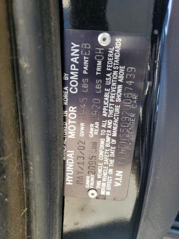 2002 Hyundai Elantra Gls VIN: KMHDN55D92U067439 Lot: 58281864