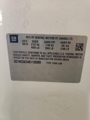 2016 Chevrolet Impala Limited Ltz VIN: 2G1WC5E34G1105889 Lot: 60048044