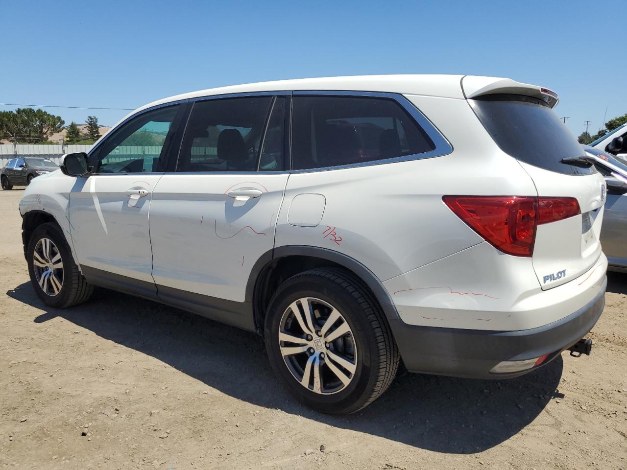 2017 Honda Pilot Exl vin: 5FNYF6H66HB104101