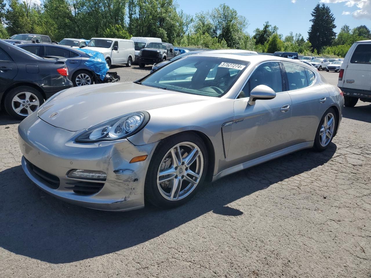 2012 Porsche Panamera S Hybrid vin: WP0AD2A77CL045259