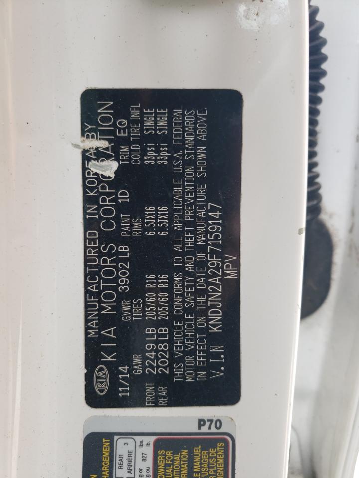 KNDJN2A29F7159147 2015 Kia Soul