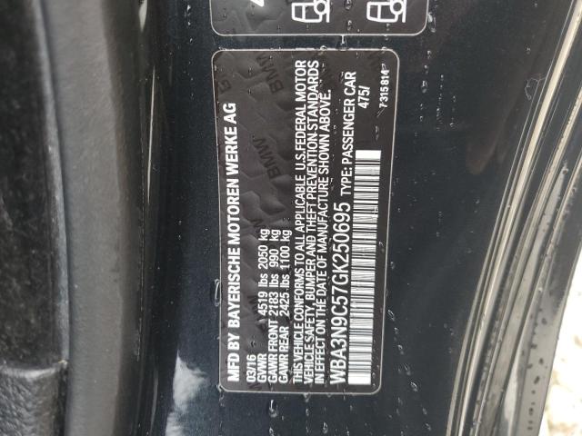 VIN WBA3N9C57GK250695 2016 BMW 4 Series, 428 XI no.12