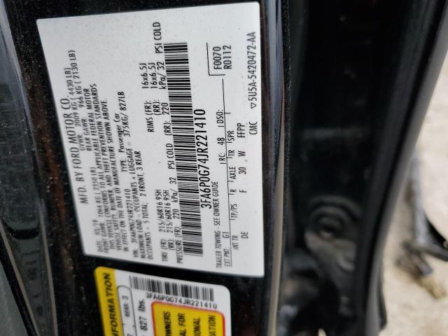 VIN 3FA6P0G74JR221410 2018 Ford Fusion, S no.12