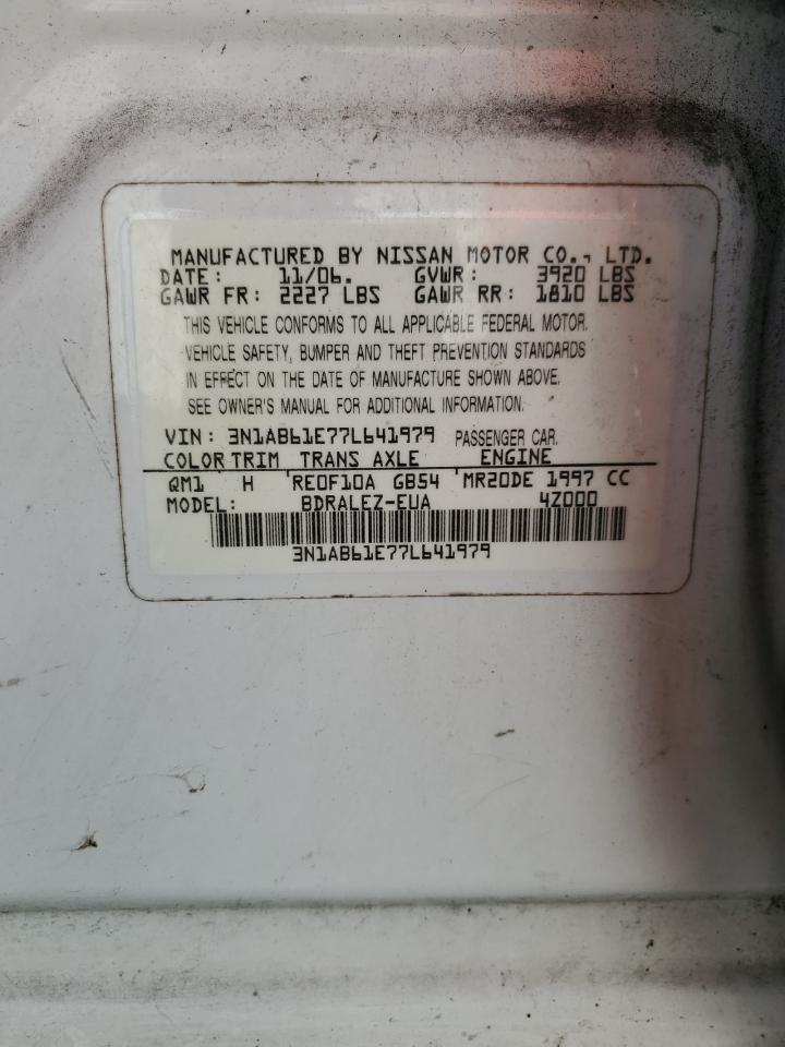 3N1AB61E77L641979 2007 Nissan Sentra 2.0