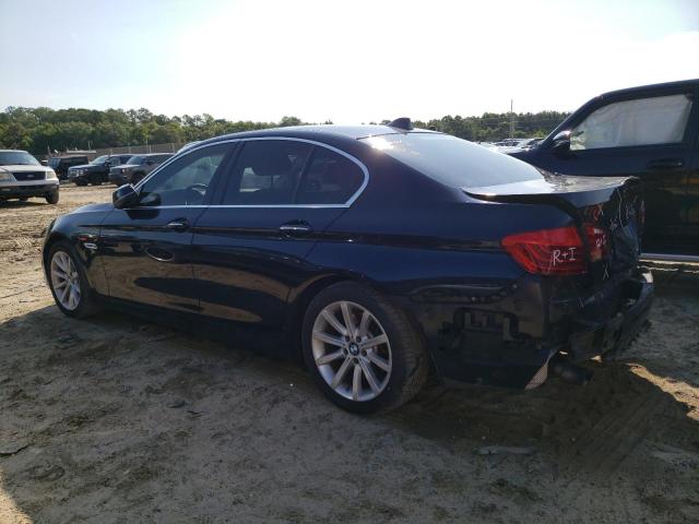 BMW 535 XI 2014 blue  gas WBA5B3C57ED536126 photo #3