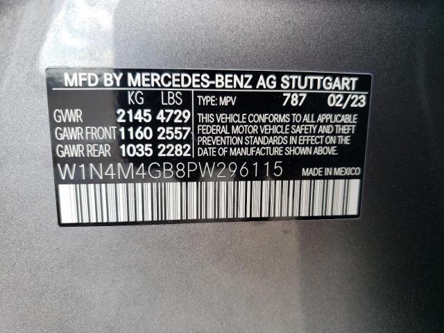 2023 Mercedes-Benz Glb 250 VIN: W1N4M4GB8PW296115 Lot: 60025954