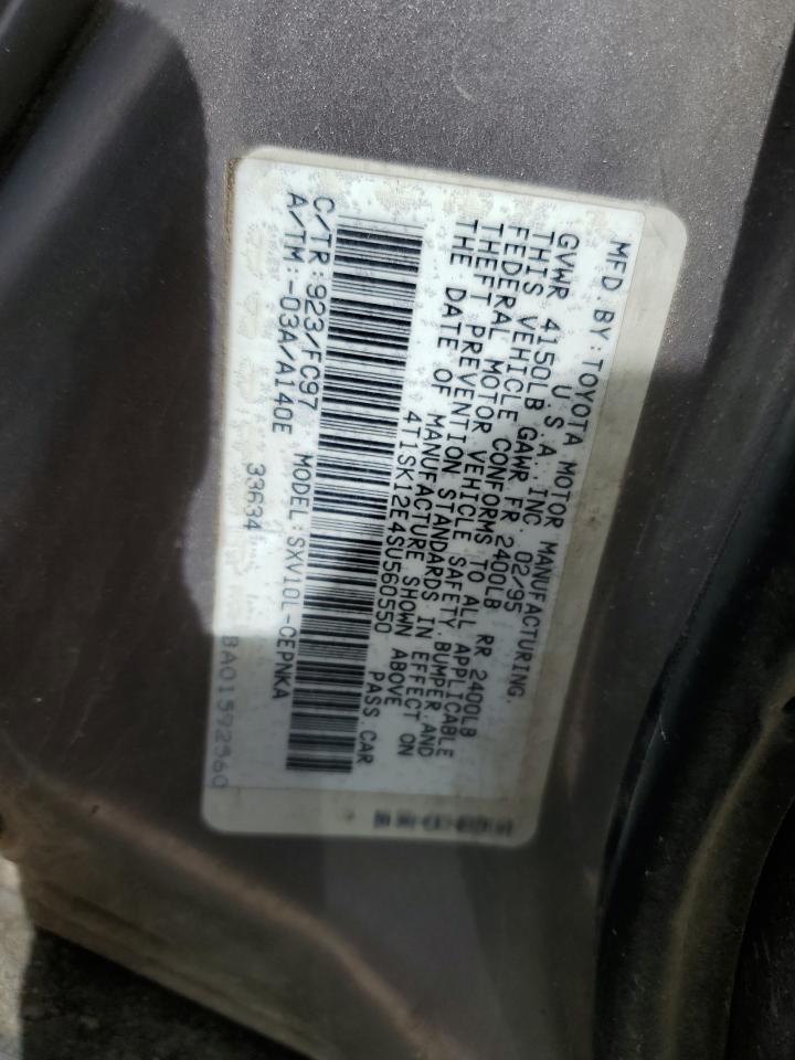 4T1SK12E4SU560550 1995 Toyota Camry Le