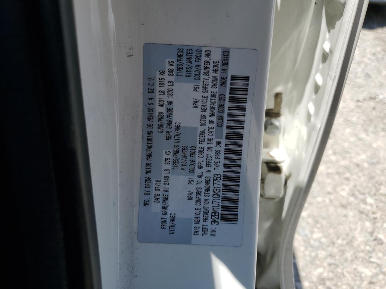 3MZBM1U71GM317753 2016 Mazda 3 Sport