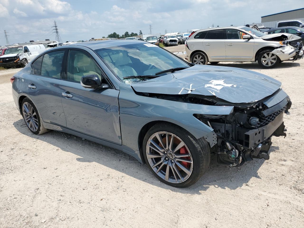 JN1FV7DR7NM390255 2022 Infiniti Q50 Red Sport 400