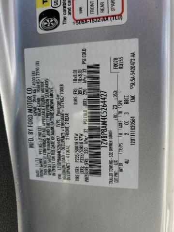 2012 Ford Mustang VIN: 1ZVBP8AM4C5264427 Lot: 58040794