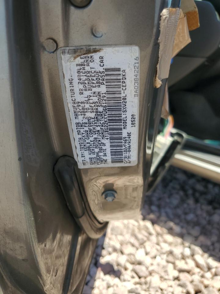 4T1BG22KXYU661291 2000 Toyota Camry Ce