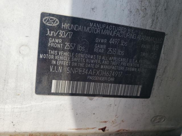 2018 HYUNDAI SONATA SPO - 5NPE34AFXJH624917