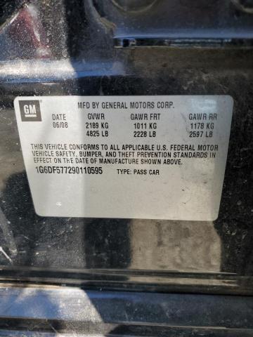 2009 Cadillac Cts VIN: 1G6DF577290110595 Lot: 58315484