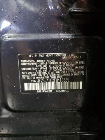 2014 Subaru Forester 2.5I Limited VIN: JF2SJAJCXEH418385 Lot: 58641454