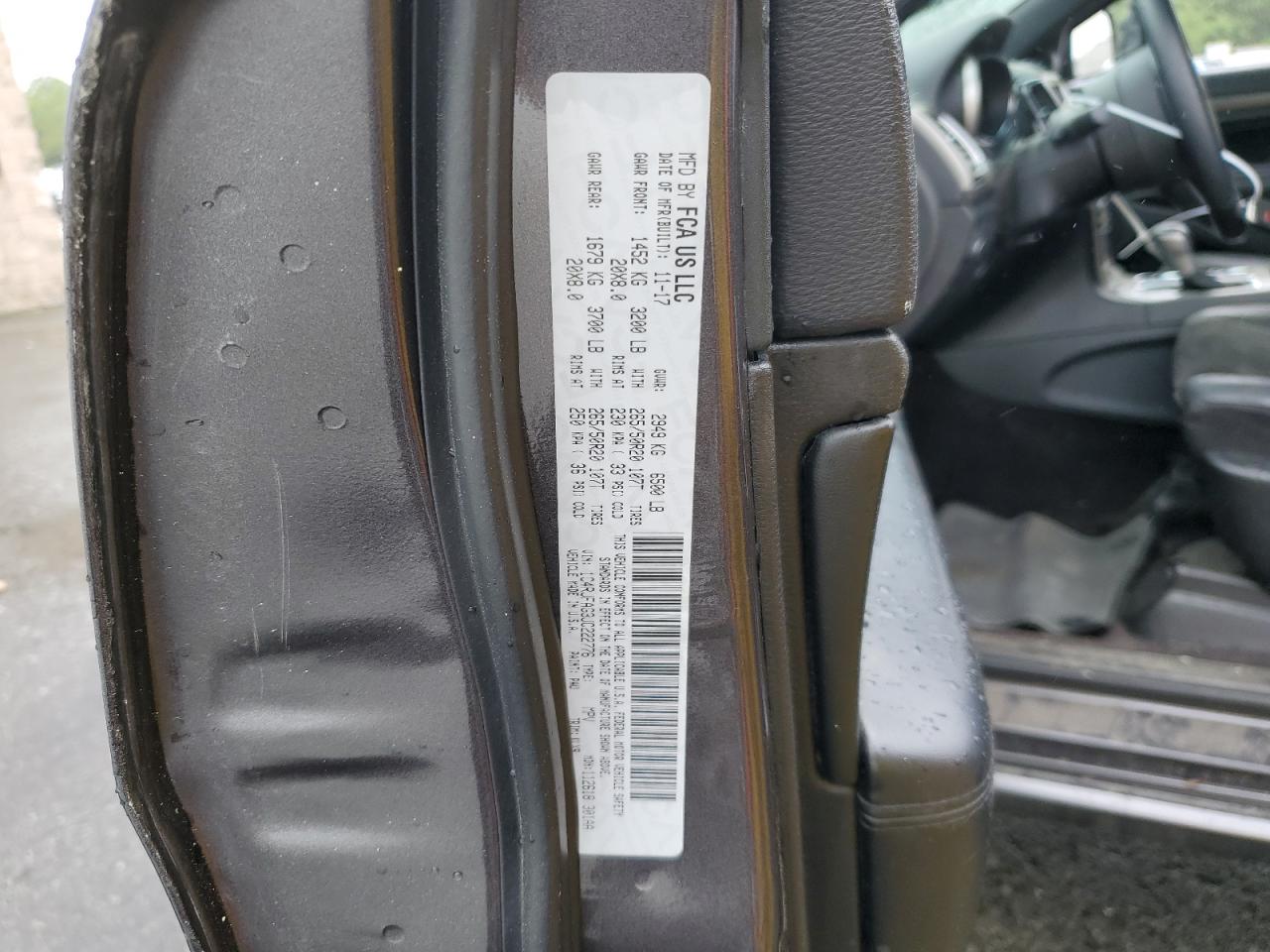 1C4RJFAG3JC222776 2018 Jeep Grand Cherokee Laredo