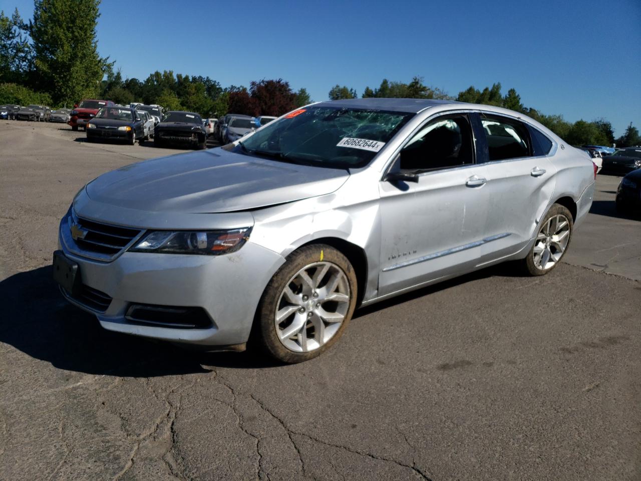 CHEVROLET IMPALA PRE 2018 silver  gas 2G1125S32J9165566 photo #1