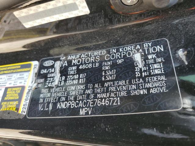 2014 Kia Sportage Lx VIN: KNDPBCAC7E7646721 Lot: 58294484