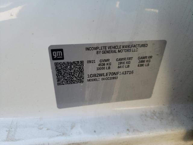 2022 Chevrolet Silverado C2500 Heavy Duty VIN: 1GB2WLE70NF143716 Lot: 57931534