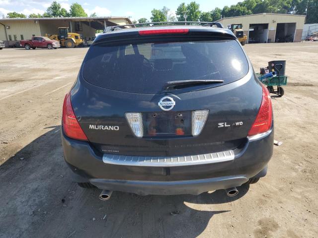 2006 Nissan Murano Sl VIN: JN8AZ08W66W551658 Lot: 58329904