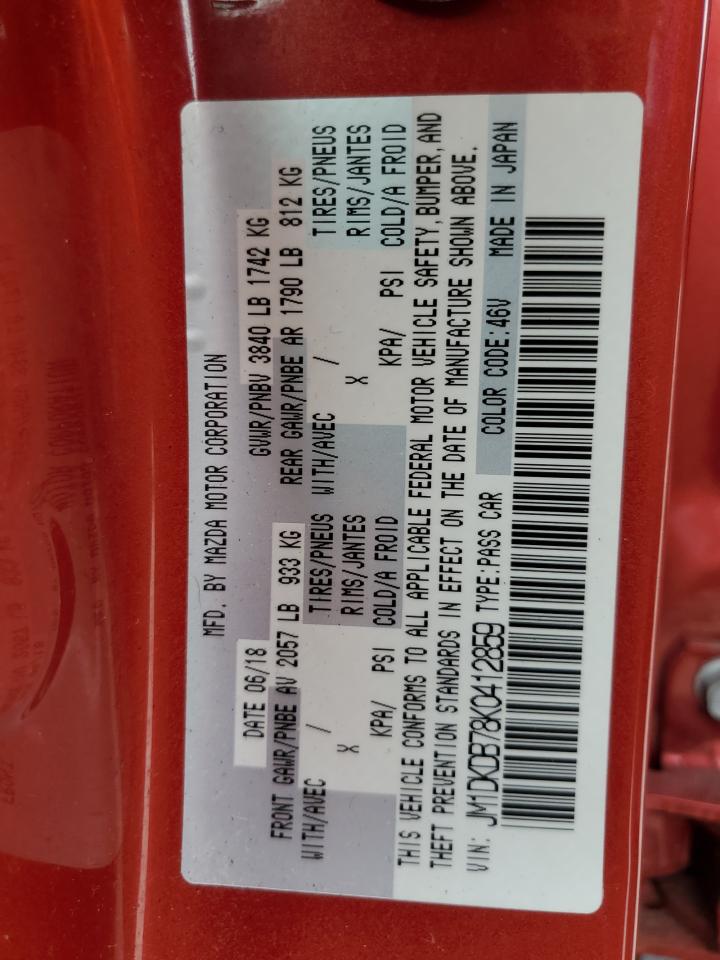 JM1DKDB78K0412859 2019 Mazda Cx-3 Sport