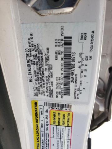 VIN 3FA6P0K97DR108743 2013 Ford Fusion, Titanium no.12