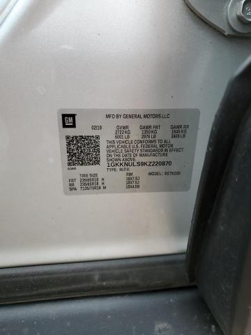 2019 GMC Acadia Slt-1 VIN: 1GKKNULS9KZ220870 Lot: 59916514